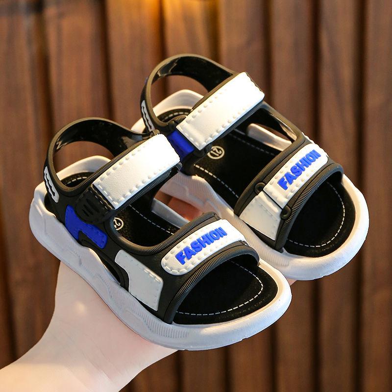 Kid's Shoes In Summer Boys and Girls Soft Sole Flat Outdoor Sandals Anti-slip Casual Light Sandals