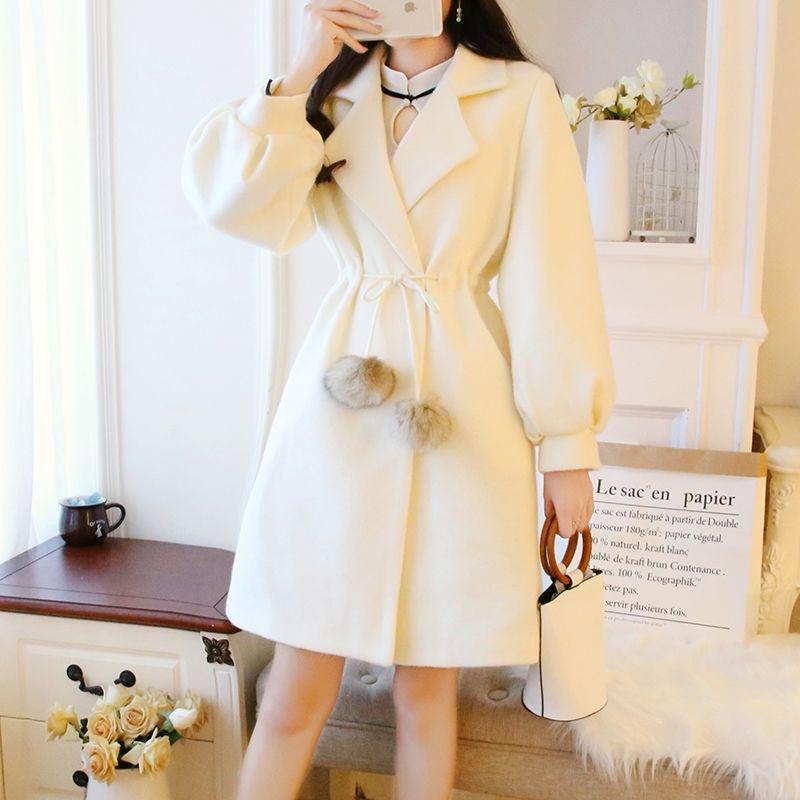 Women Wool Coat Women Long Woolen Coats Winter Coat Woolen Overcoat 2019 Wool Jackets Trench Coat