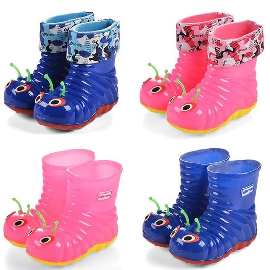 Four Seasons Cute Cartoon Kids Baby Kindergarten Children Children Rain Boots Boys Girls Non-slip Waterproof Shoes