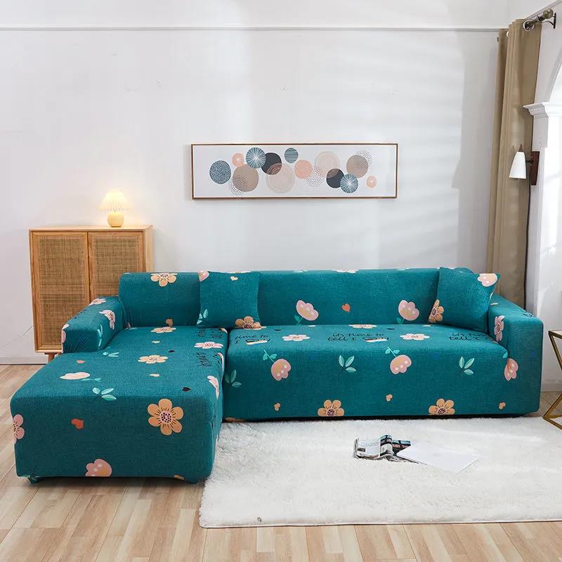 1/2/3/4 Seater Modern Style Sofa Cover Cushion Washable Stretch Cover Slipcover with One Free Pillow Case