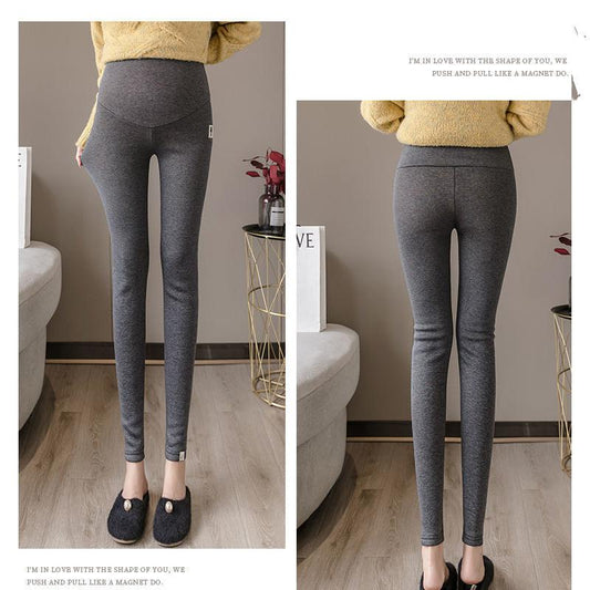 Pregnant Women Wear Autumn and Winter Fashion Pants Outside In Spring and Autumn, and Winter Cotton Pants and Leggings