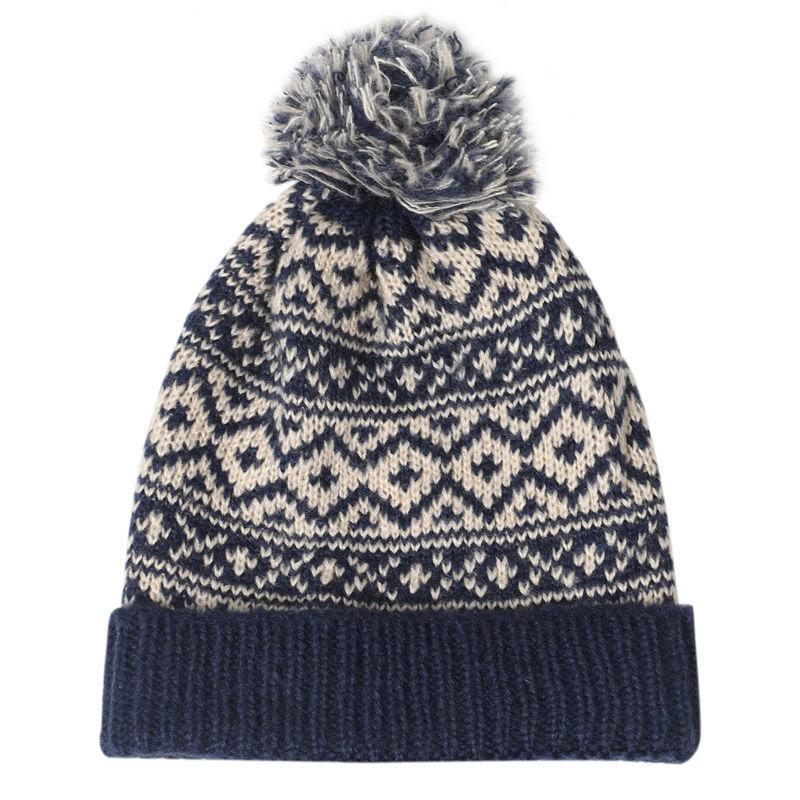 Winter Hat Ladies Casual All-match Woolen Hat Boys Knit Hat Outdoor Warm Hood