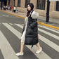 90% Velvet Ladies Down Jacket Winter Mid-length Warm Down Jacket White Duck Down Fox Fur Collar Coat