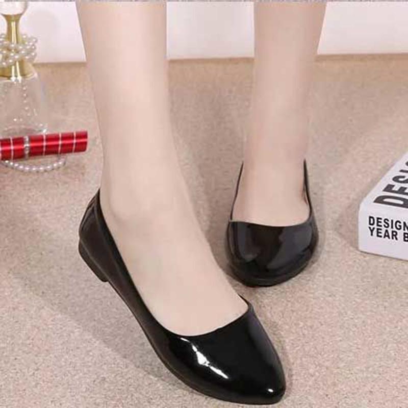 Spring Flat Shoes Leisure Slip on Loafers Four Seasons Women's Flat Shoes Comfortable Loafer Shoes Pu Leather Moccasins