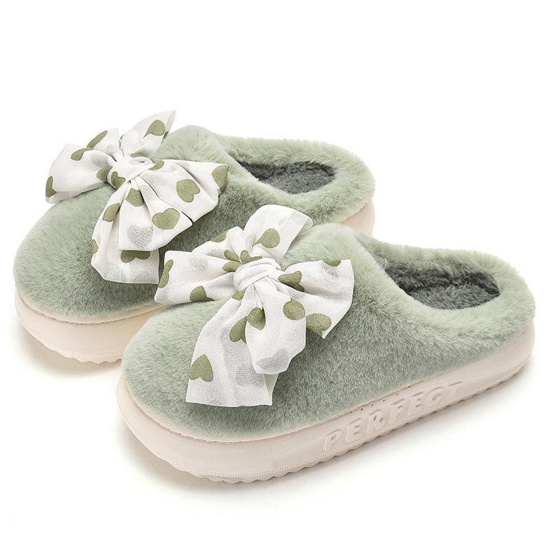 Pure Cotton Slippers Cute Slippers Keep Warm and Comfortable In Autumn and Winter Indoor Non-slip