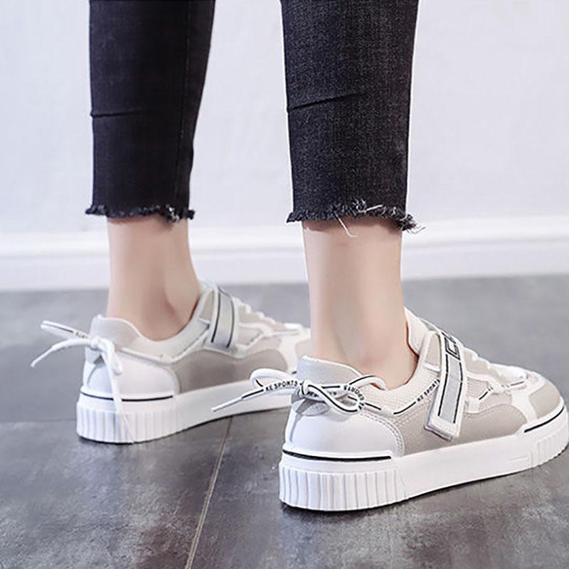 Sneakers Women's White Shoes Female Students Korean Style Hollow Casual Fashion Trendy Shoes Women