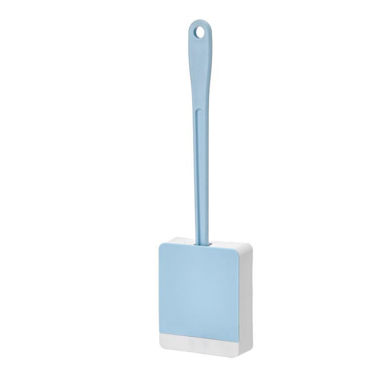 The Toilet Brush Has No Dead Ends Multifunctional Household Free Punch Wall-mounted Creative Silicone Toilet Brush Cleaning Toilet Brush Set