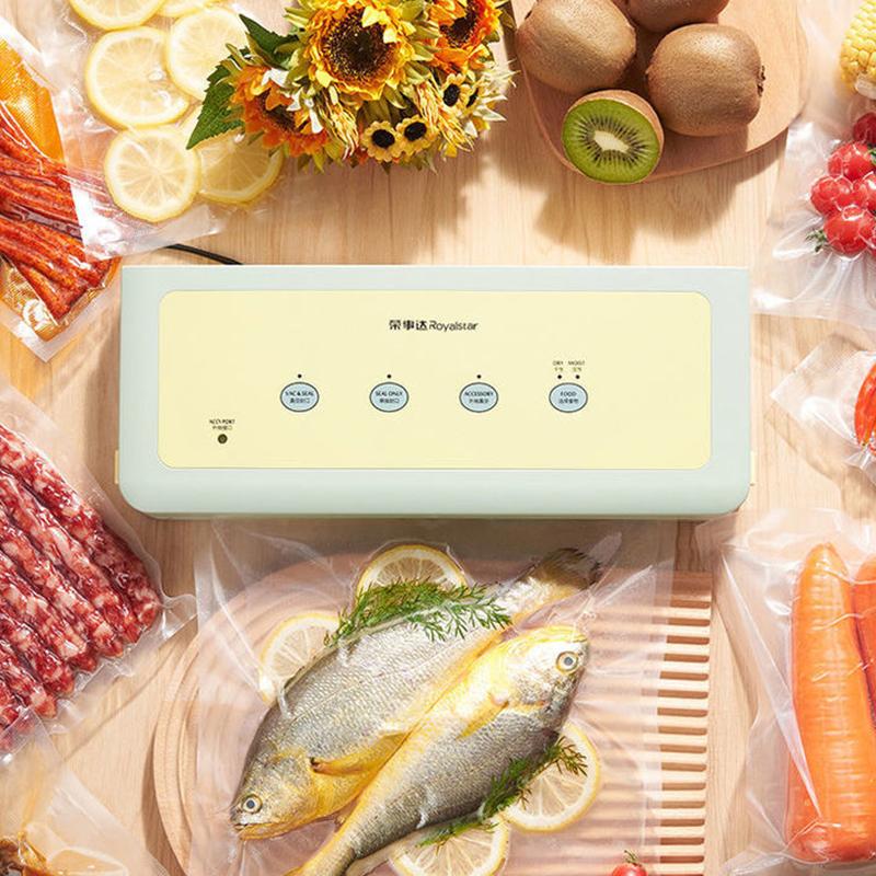 10Pcs Bags Foe Free Best Food Vacuum Sealer Automatic Commercial Household Food Vacuum Sealer Packaging Machine