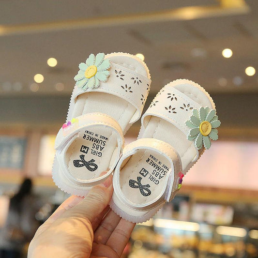 Girls Sandals Princess Shoes Little Princess Summer Baby Sandals Female Toddler Shoes Soft Sole Little Girl Sandals Baby Sandals