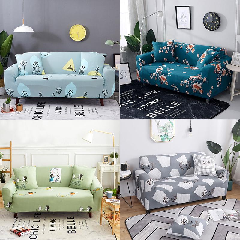 Modern Sofa Slipcovers Tight Wrap All-inclusive Slip-resistant Elastic Corner Sofa Cover Couch Cover