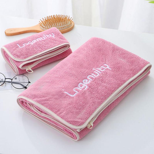 Bath Towel Towel Set for Adults with Soft and Non-linting Fabric Strong Water Absorption Cute Male and Female Household Bathing Thick Large Towel