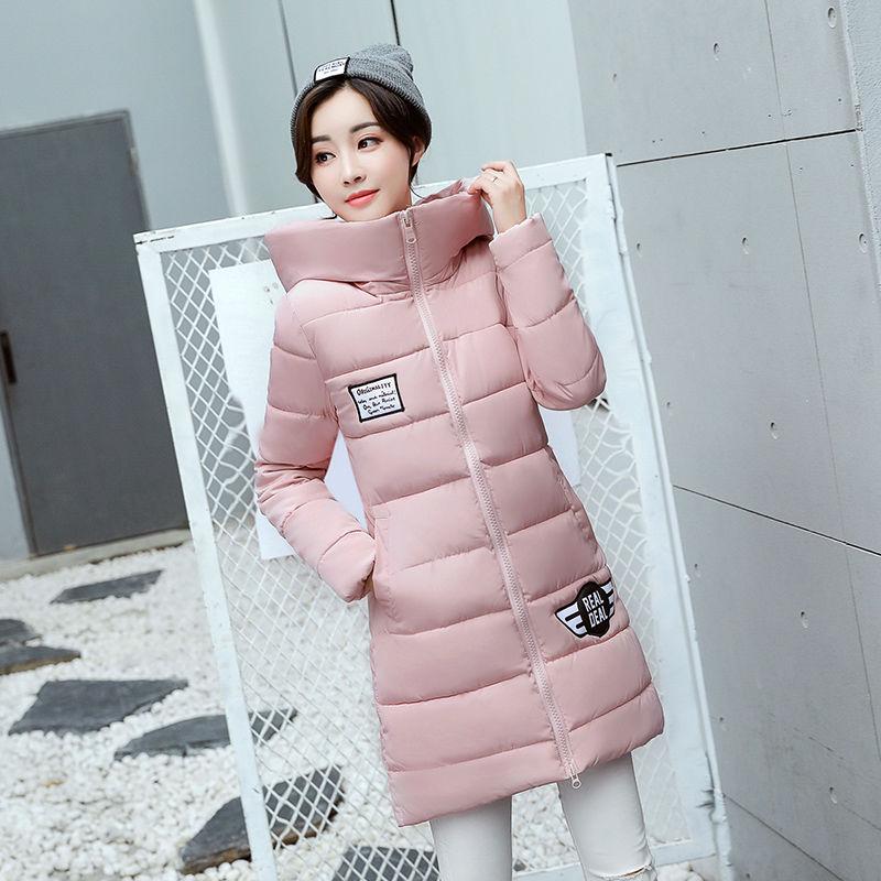 Large size Down Winter Woman's Cotton Clothing Woman's Winter Long Sleeve Warm Jacket Fashion