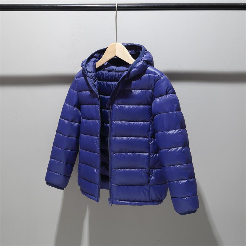 Baby Girls Boys Parka Light Kids Jacket Hood Down Coat Winter Children Jacket Toddler Outerwear