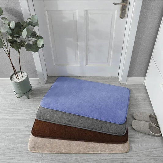 Bathroom Floor Mats Bathroom Absorbent Door Mats Quick-drying Floor Mats At The Door Toilet Non-slip Carpets Door Toilet Mats