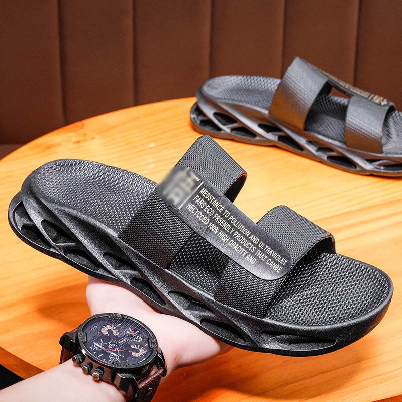 Summer Slippers Men's Outdoor Korean Style Trend Personality Casual Sandals 45 Yards