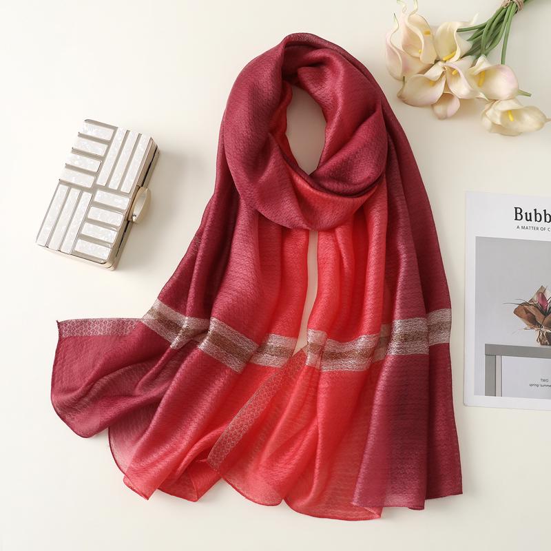 Chiffon Ultra-thin Breathable Tourist Sunscreen Essential Boutique Scarf Women Foulards Shawl