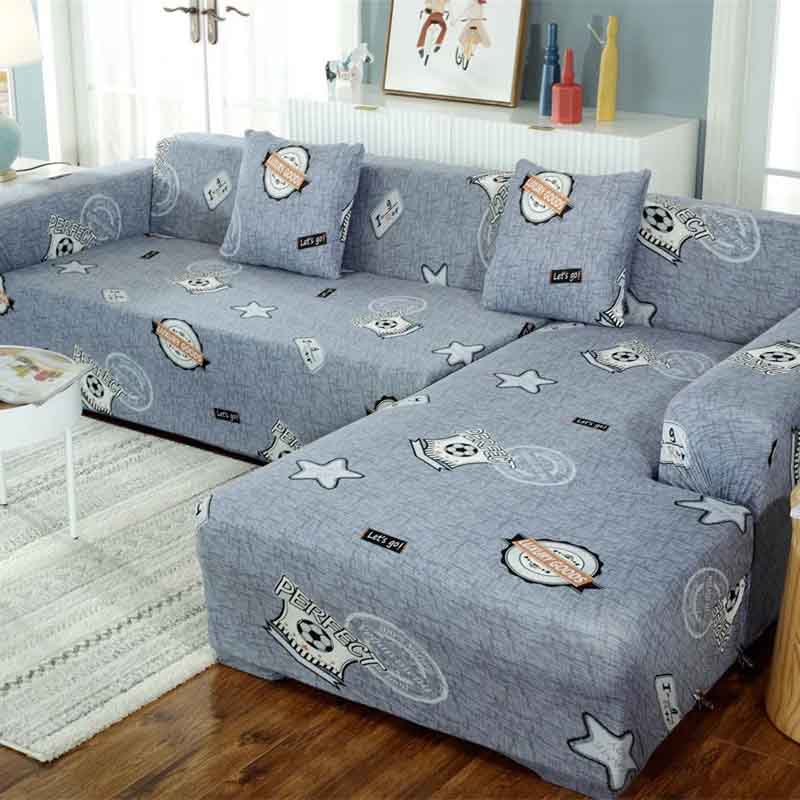 1/2/3/4 Seat Corner Sofa Covers for Living Room Stretch Sofa Towel L Shape Sofa