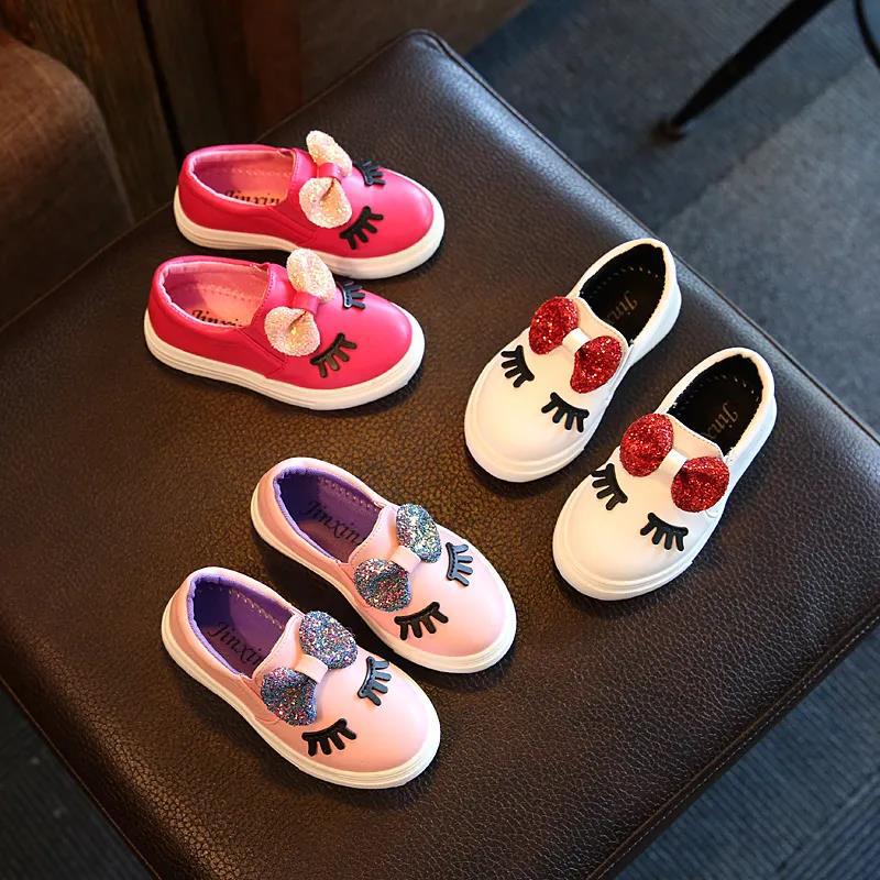 Spring and Autumn Girls' Shoes Board Shoes Small and Medium-sized Children's Baby White Shoes Girls' Casual Shoes Children's Sports Shoes