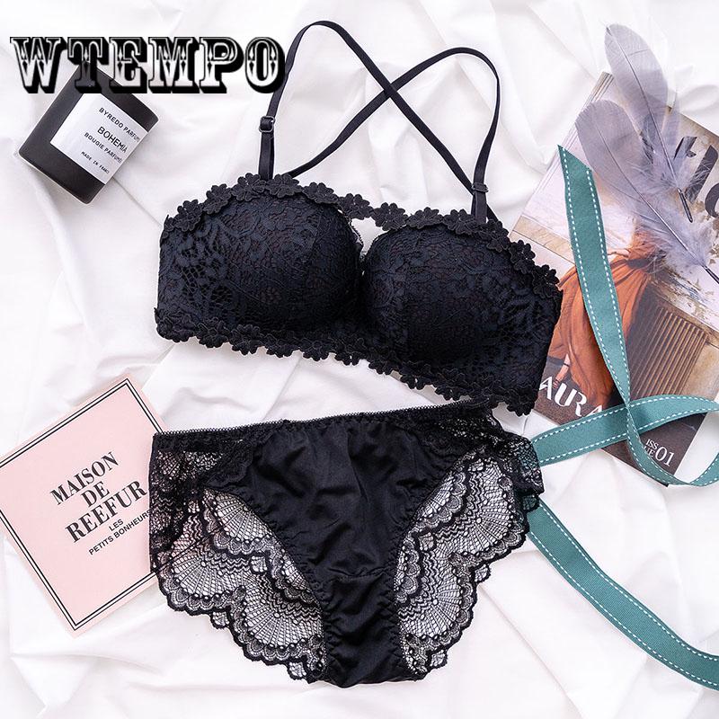 2019 Lace Bras for Women's Underwear Sexy Lingerie Super Push Up Brassiere Girl