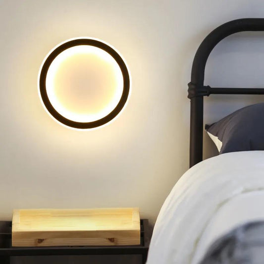 Modern Minimalist Style Wall Lamp Aisle Balcony Bedroom Bedside Wall Lamp Warm Living Room Background Wall Lamp