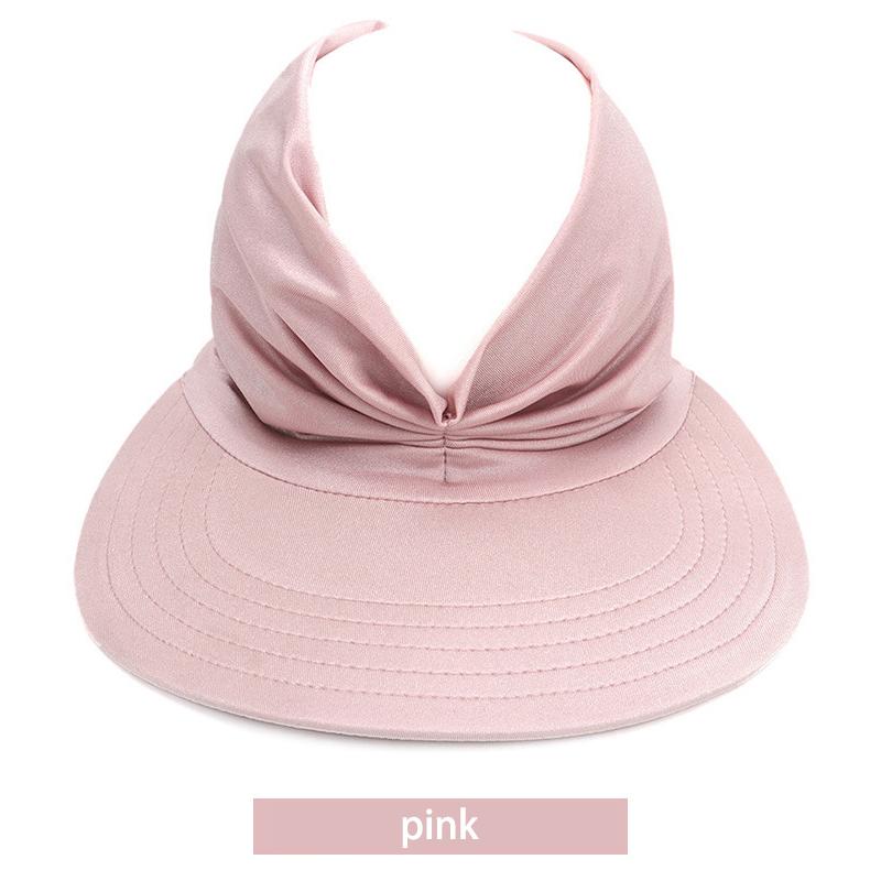 Flexible Adult Hat for Women Anti-UV Wide Brim Visor Hat Easy To Carry Travel Caps Fashion Beach Summer Sun Protection Hats