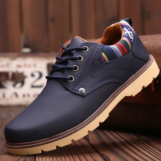 Waterproof Non-slip Leather Sports Shoes Men's Spring and Summer Wear-resistant Breathable Sneakers High-quality Casual Shoes