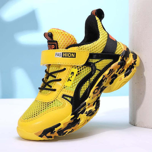 Kids Shoes Children's Shoes Spring Children's Sports Shoes Leather Running Shoes Boys Wear-resistant &comfortable Sneakers