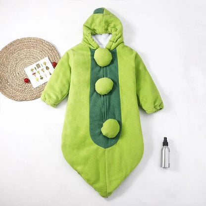 Pure Cotton Three-layer Cotton with Anti Exposed Feet Baby Autumn and Winter Sleeping Bag Anti Kick Quilt