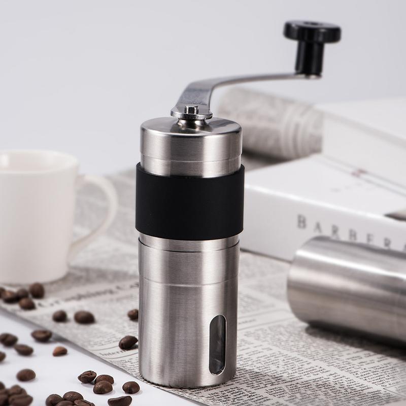 Stainless Steel Grinder Coffee Bean Grinder Household Portable Manual Coffee Grinder Multi-purpose Powder Machine