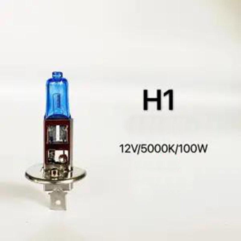 2pcs Super Bright White Light Car Bulb Headlight Hernia Halogen 12V100W Strong Light Super Bright H3 H1 H4 H7 Fog Light High Beam Low Beam Light