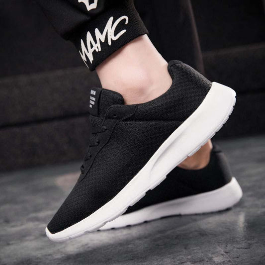 Plus Size 35-48 Summer Men Mesh Sneakers Comfortable Running Basketball Shoes Students Breathable Shockproof Non-slip Shoes