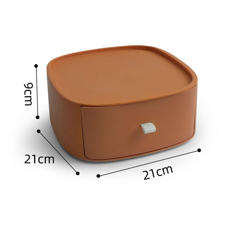 Desktop Storage Box Drawer Type Cosmetic Box Storage Box Small Plastic Jewelry Box Multi-function Finishing Box