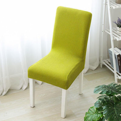 1PC Dining Chair Cover Jacquard Spandex Slipcover Protector Case Stretch for Kitchen Chair Seat Hotel Banquet Elastic