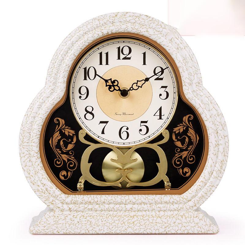 Home Living Room Desk Clock Fashion Mute Bedroom Desk Clock Ornaments Quartz Clocks Creative Fashion Decorative Clocks