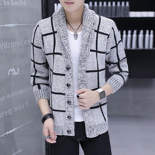 Men's Sweater Coat Cardigan Men's Sweater Men's Casual Jacket Autumn and Winter Tops