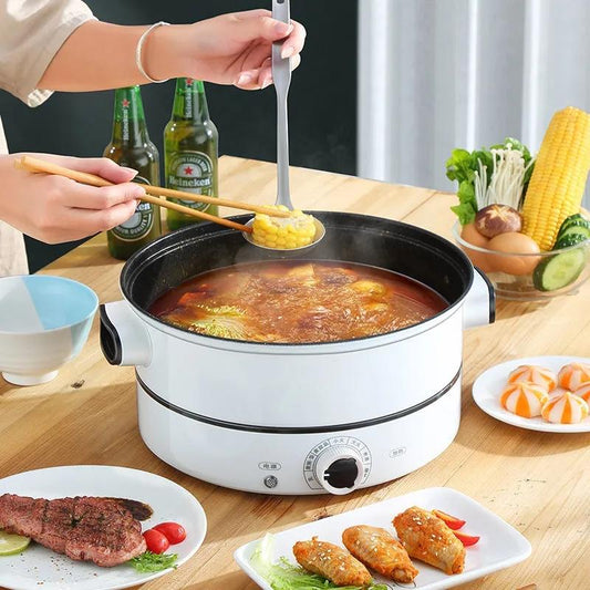 Electric Frying Pan Multi-function Electric Pot Electric Mini Electric Pot Household Steamer Electric Skillet Non-stick Pot