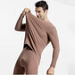 Men Winter Thermal Underwear O-neck Tops Pants Male Autumn Clothes Tight Suit Thicken Windproof Comfortable Soft Lining Long Sleeve High Elasticity