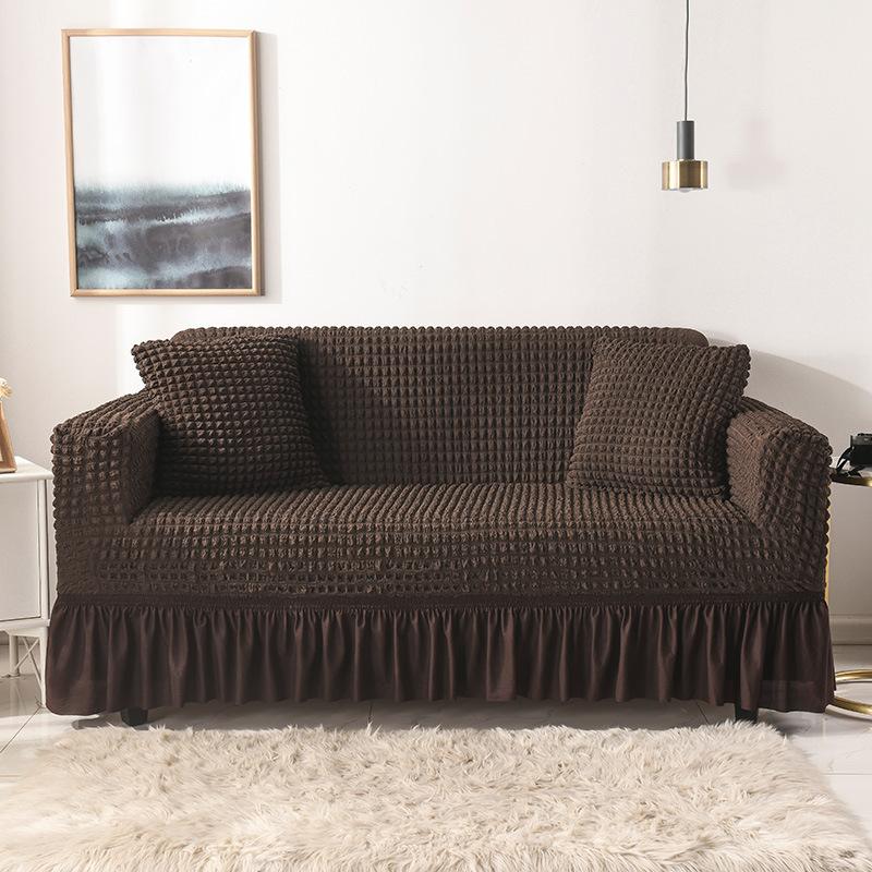 Modern High Quality Euro Jacquard Stretchable Elastic Sofa Covers for Corner Sofa 1/2/3/4 Sectional Sofa Cover for Living Room