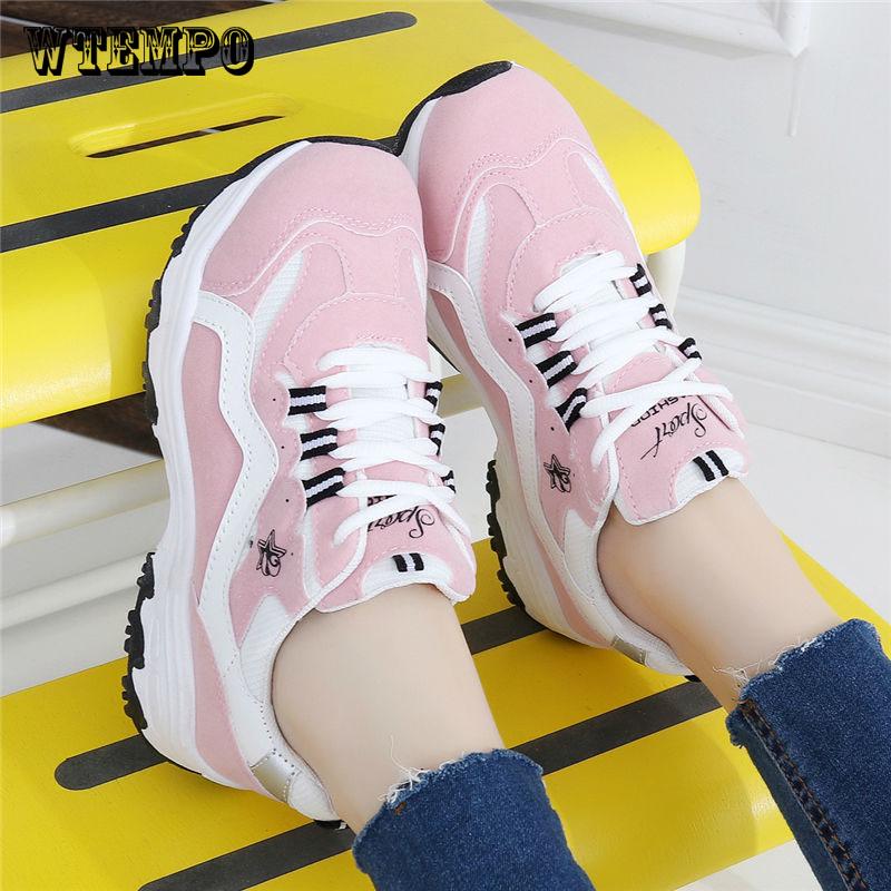 Shoes Women Sport Shoes Platform Shoes Lace