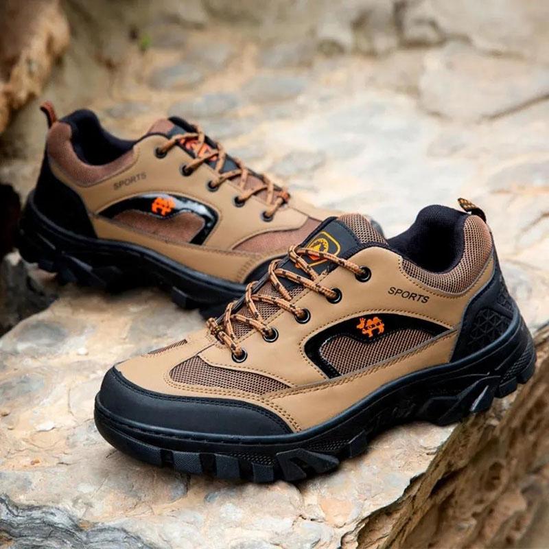 Outdoor Wear-resistant Mountain Climbing Shoes Walking Non-slip Waterproof Light Shoes Men's Running Sneakers