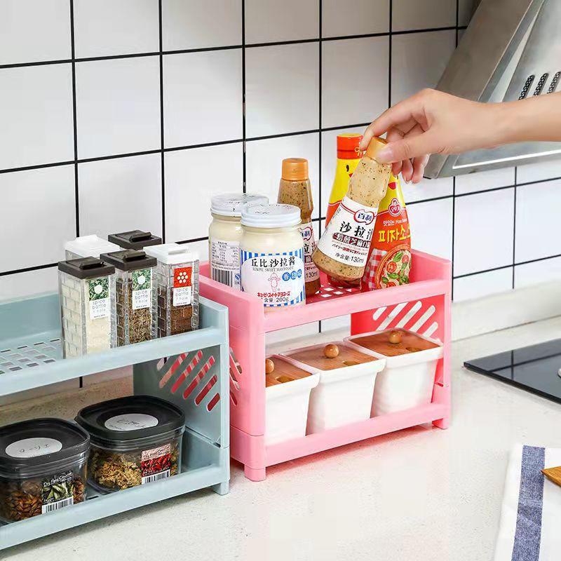 Tabletop Storage Rack Cosmetics Storage Rack Desk Organizer Rack Snack Sundries Storage Box Home Kitchen Drain Rack Home Organizer Rack