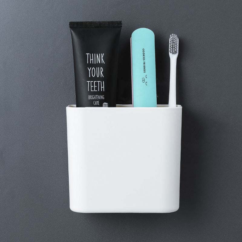 Wall-mounted Toothbrush Toothpaste Storage Box Bathroom Creative Minimalist Storage Rack