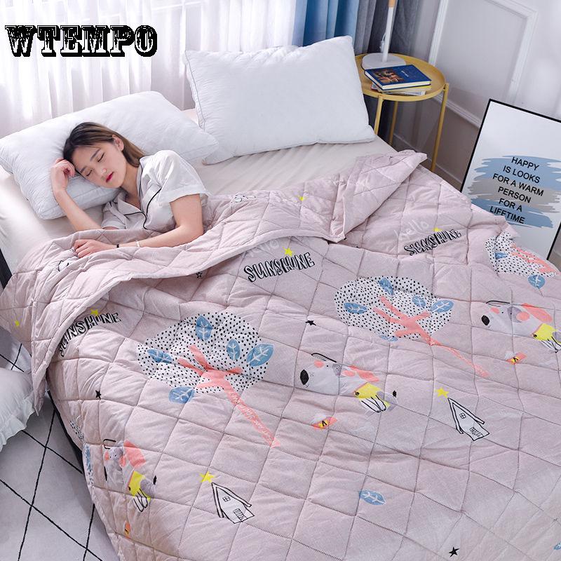 Quilted Dormitory Home Bedding Fashion Summer Air Conditioning Was Comfortably Thin In Summer