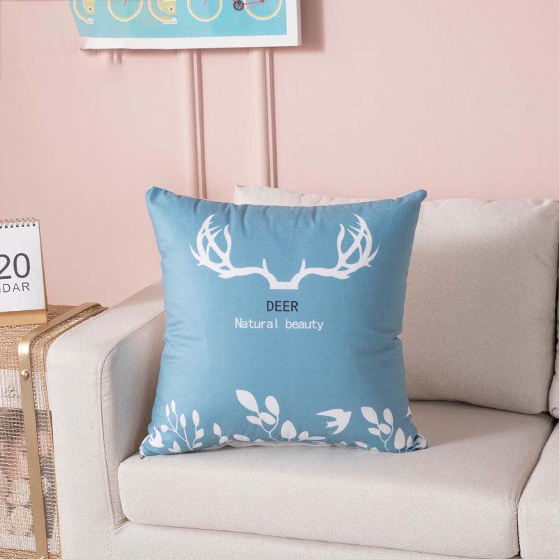 Cartoon Pillow Living Room Sofa Cushion Cover Car Office Waist Support Nap Pillow Bedside Back Cushion