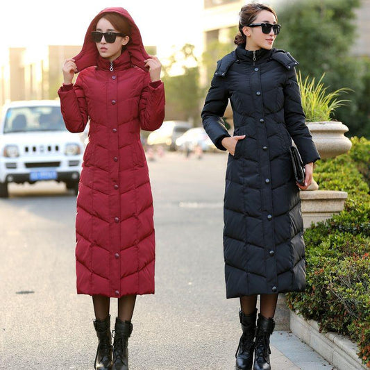 Fashion Large Size Down Jacket Winter Woman's Cotton Clothing Woman's Winter Long Sleeve Warm Jacket