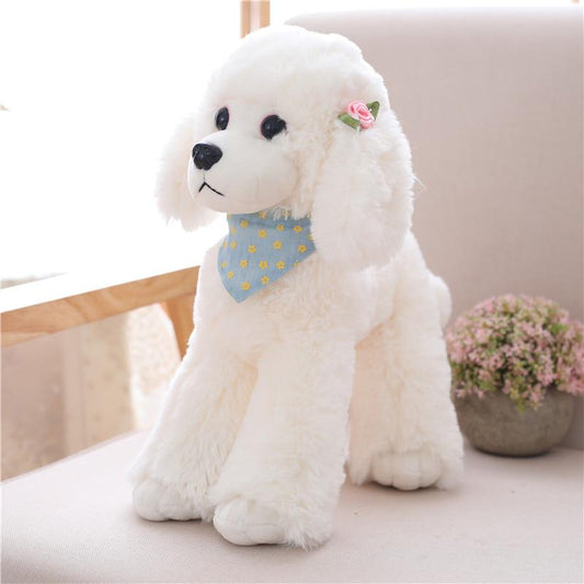 25/32/40cm Simulation Teddy Dog Doll Poodle Home Furnishing Plush Toys for Girls Birthday Gifts