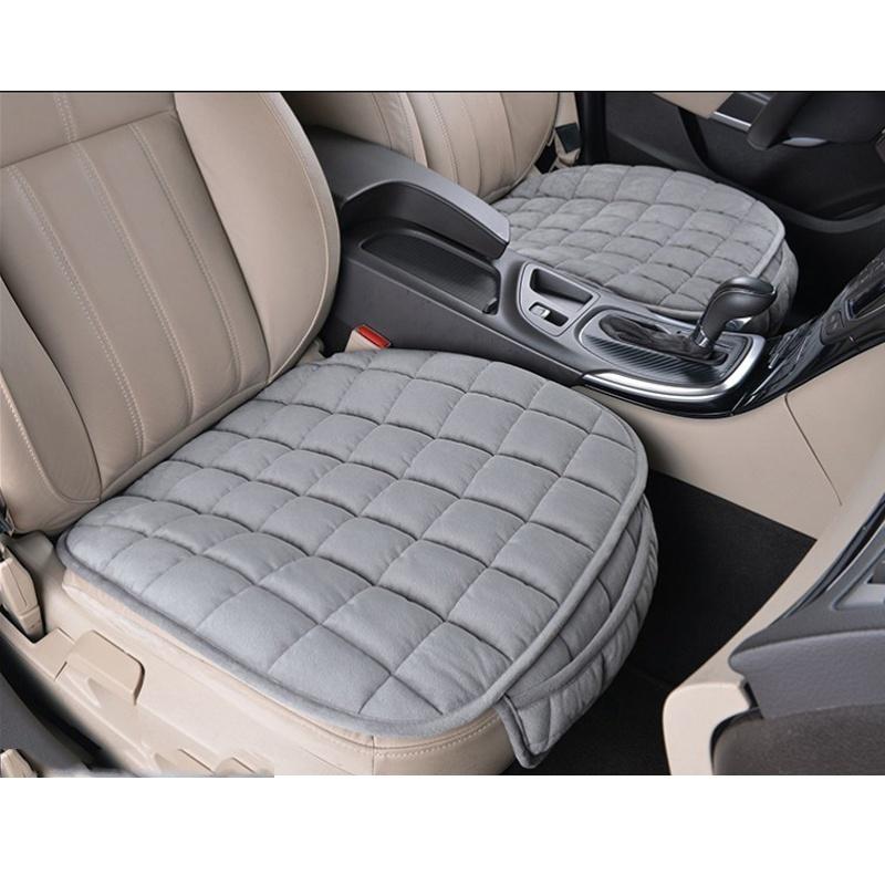 Car Seat Covers Full Set Warm Plush for Winter Auto Chairs Cover Pad Ass Protection Cushion Car Interior Accessories