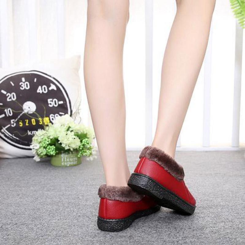 Cloth Shoes Winter Warm Women's Short Boots Cotton Shoes Women's Cotton Boots Plus Velvet Thickened Home Shoes