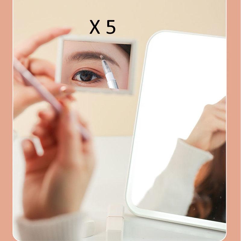 10.6 Inch Rotating with LED Light Touch Dimming Magnifier Cosmetic Mirror Backlit Mirror