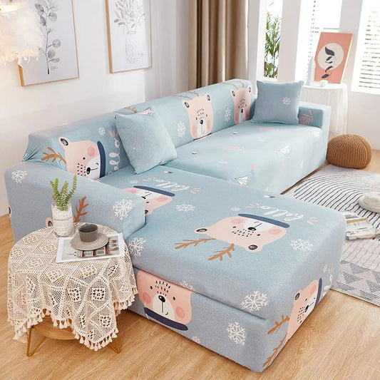 Seater Stretch Sofa Cover Sofa Protection Cover Soft And Machine Washable Multi-Color Optional Living Room Sofa Cover L-Shaped Armchair Cover